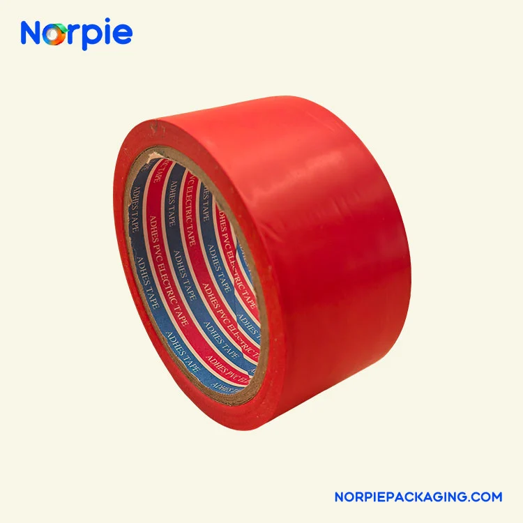 Čisto červená výstražná páska